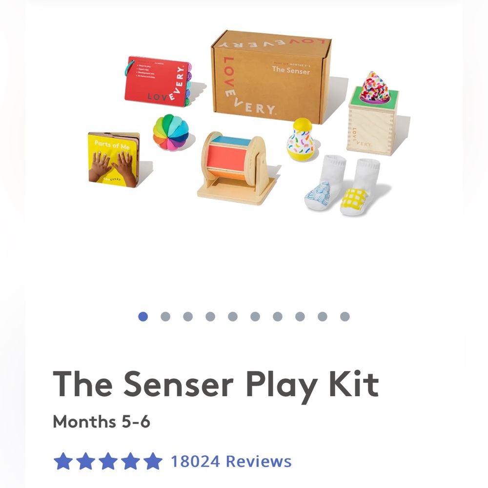 Lovevery Senser Play Kit Ages 5-6 Months